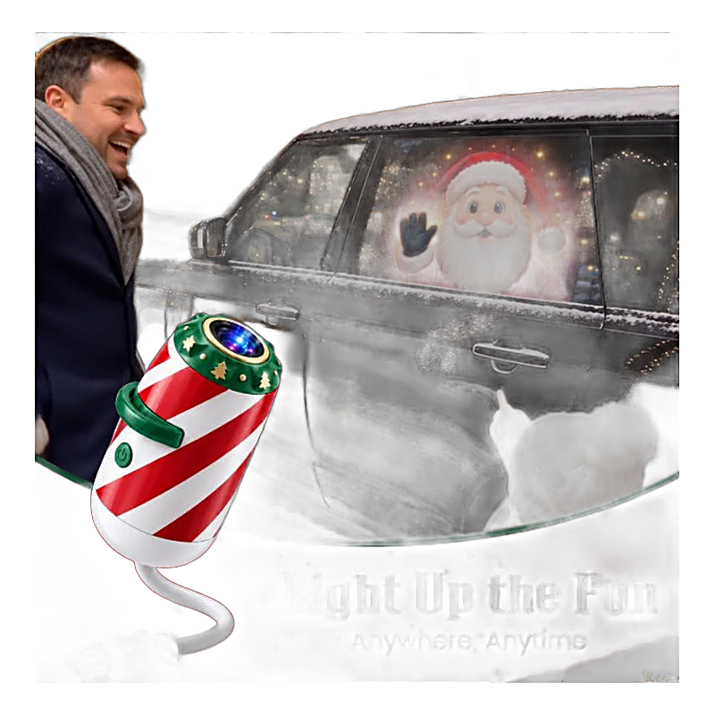 USB Christmas car projector light