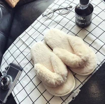 Luxe Studio Plush Faux Fur Slippers  | Merch Gone Viral.