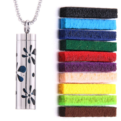Women’s Aromatherapy Diffuser Necklace 316L Stainless Steel Locket