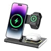 LED Lamp 3-in-1 Foldable Wireless Charger with 15W Fast Charging