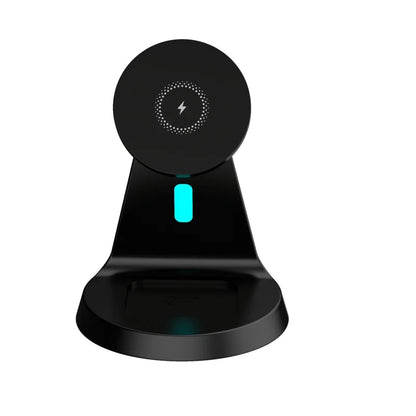 Foldable Magnetic Wireless Charger 20W Fast Charge Station For Smartphones And Smart Watches