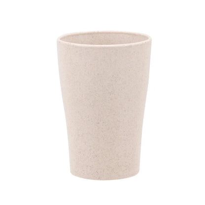 Wheat Straw Water Cup 4Pcs/set Multi-Functional Coffee Glue Plastic Biodegradable Mouthwash Toothbrush Cup Reusable Kids Glass
