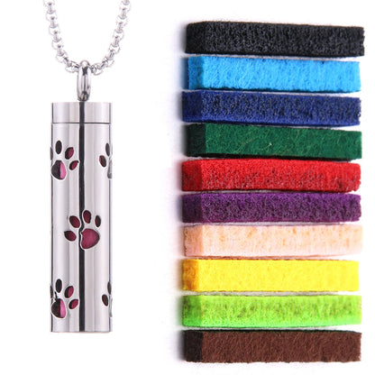 Women’s Aromatherapy Diffuser Necklace 316L Stainless Steel Locket