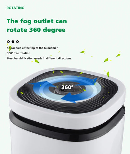 New Design Ultrasonic Diffusets Humificador Grande Luces Led Essential Oil Diffuser Mist Maker Fogger