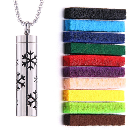 Women’s Aromatherapy Diffuser Necklace 316L Stainless Steel Locket