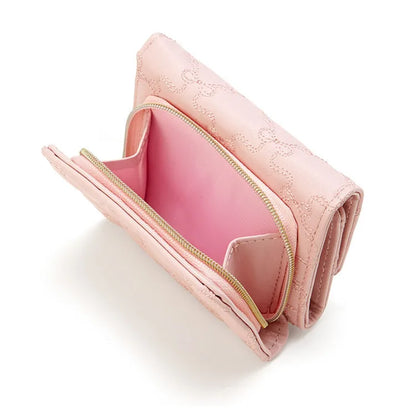 Kawaii Clutch Purse with Coin Pouch and Card Slots Detachable Strap