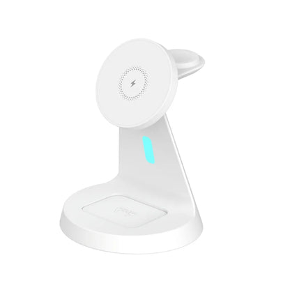 Foldable Magnetic Wireless Charger 20W Fast Charge Station For Smartphones And Smart Watches
