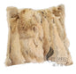 Free Shipping CX-D-17B Soft&Warm Real Rabbit Fur Patchwork Pillow Case~DROP SHIPPING