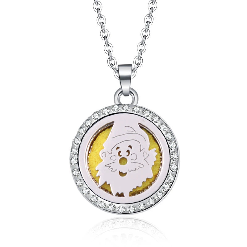 Women’s Aromatherapy Diffuser Necklace Locket Pendant For Essential Oils