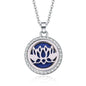 Women’s Aromatherapy Diffuser Necklace Locket Pendant For Essential Oils