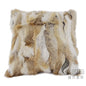 Free Shipping CX-D-17B Soft&Warm Real Rabbit Fur Patchwork Pillow Case~DROP SHIPPING