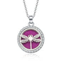 Women’s Aromatherapy Diffuser Necklace Locket Pendant For Essential Oils