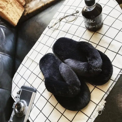 Luxe Studio Plush Faux Fur Slippers  | Merch Gone Viral.