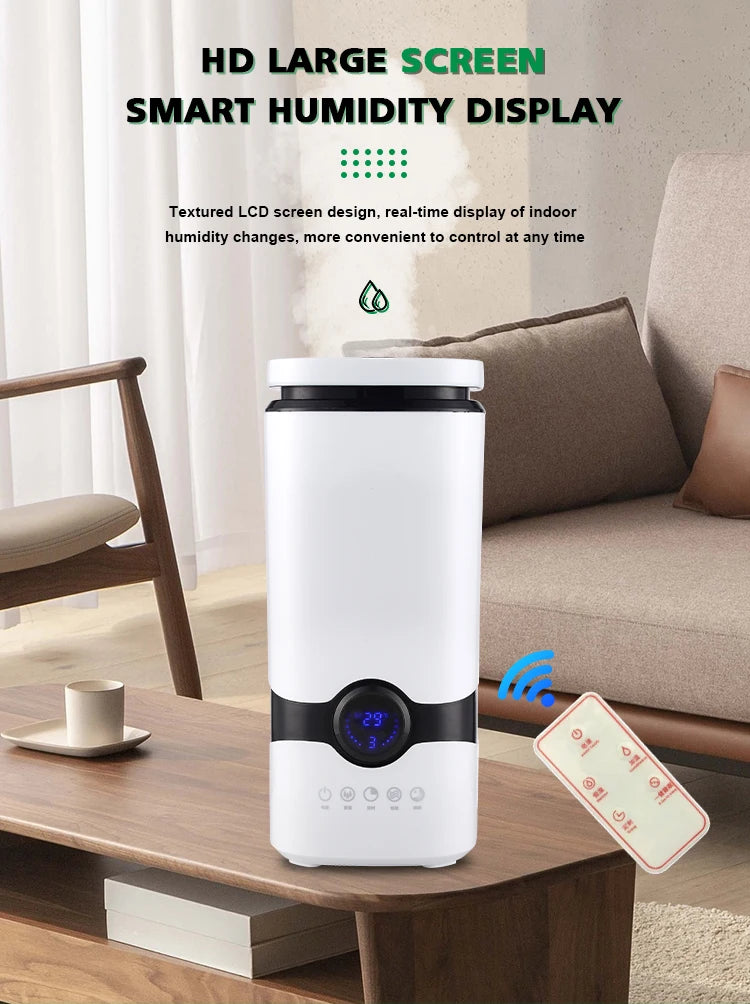 New Design Ultrasonic Diffusets Humificador Grande Luces Led Essential Oil Diffuser Mist Maker Fogger