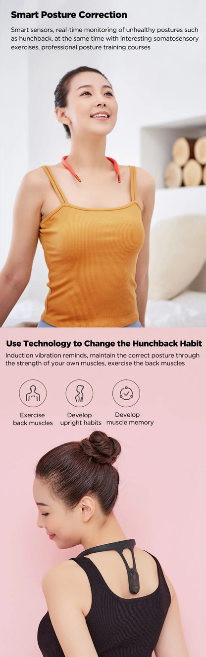 Smart Posture Correction Device - Real-Time Scientific Back Training Monitor for Adults