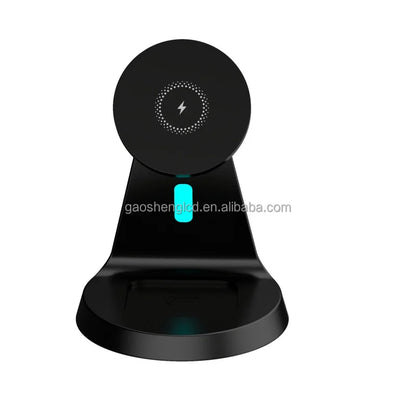 Foldable Magnetic Wireless Charger 20W Fast Charge Station For Smartphones And Smart Watches