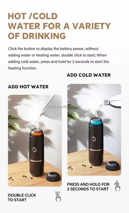 Electric Drip Coffee Makers Self-heating Portable Coffee Maker Espresso Capsule Coffee Machine Factory Price Custom 15-20bar 12v