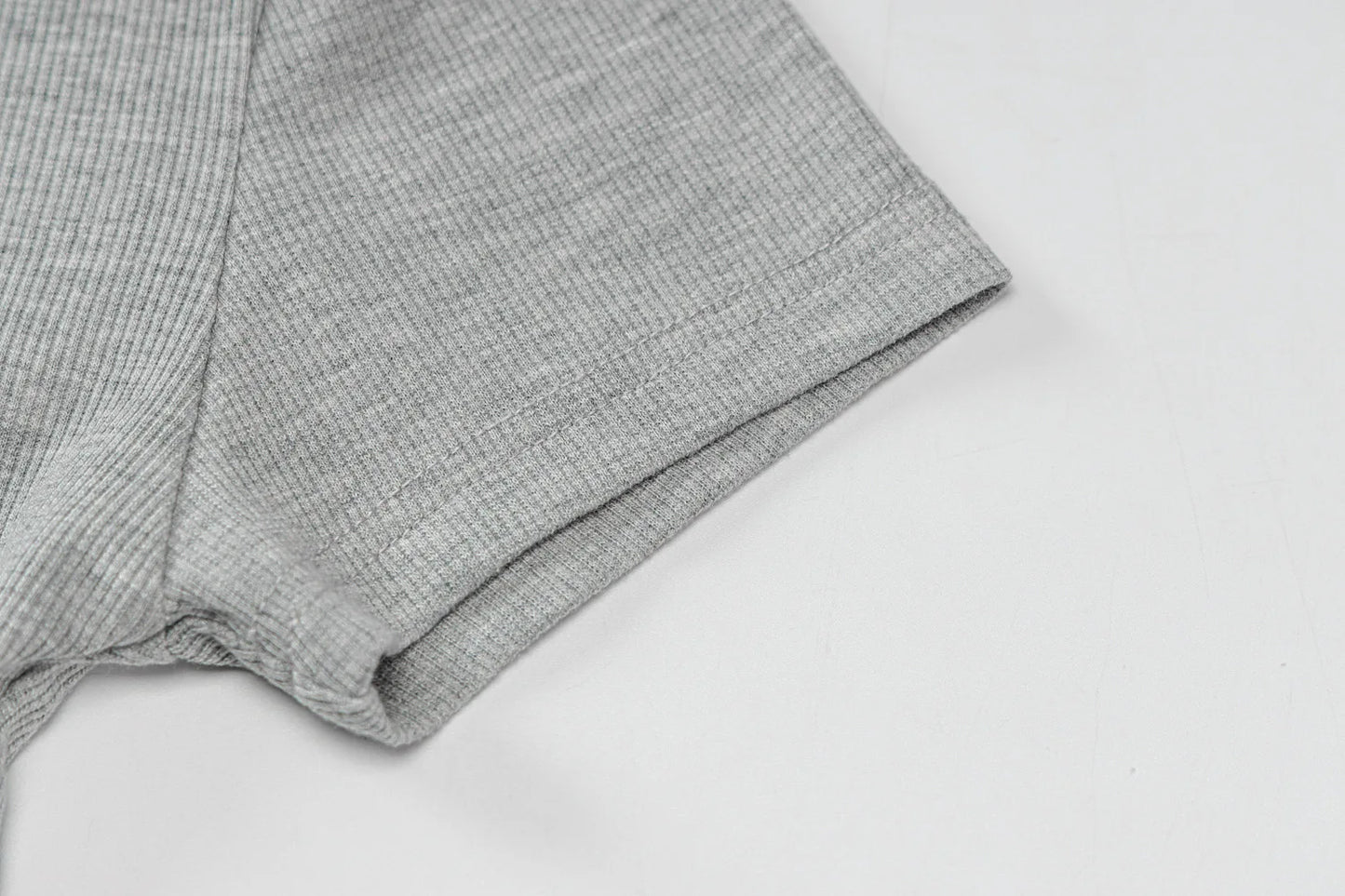 Breathable Knit Dress for Women with Short Sleeves and Subtle Slit