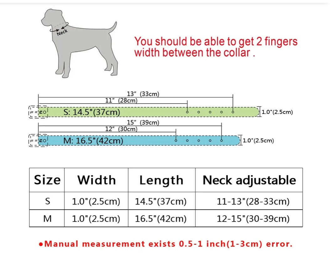 Rhinestone Adjustable Dog Collar For Small Dog Breeds