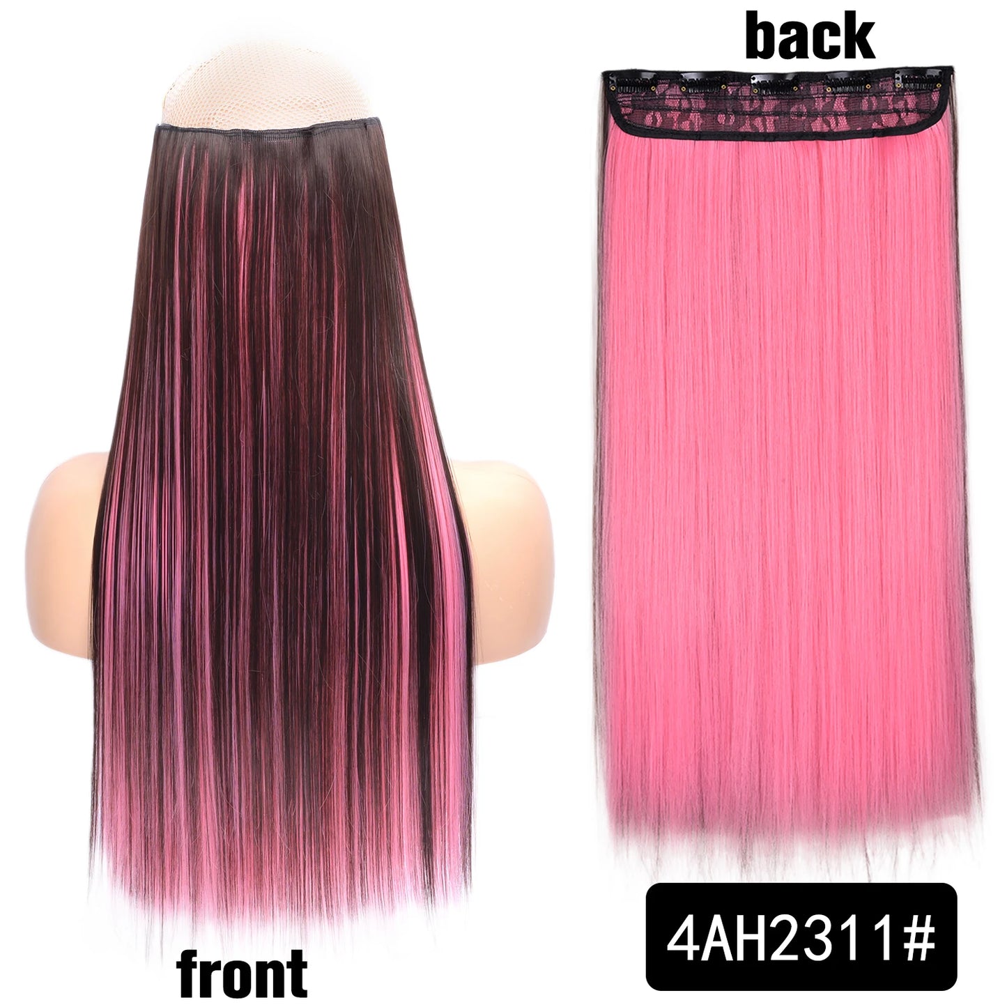 Long Clip In Hair Extensions for Length and Volume 22 Inch