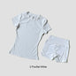Women Yoga Set Gym Sportswear Sport Top High Waist Shorts Suit Fitness Workout Butt Lifting REVOLUTION SETS