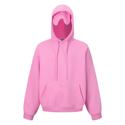 Unisex Cotton Blend Fleece Hoodie And Pants Set With Relaxed Fit And Soft Texture