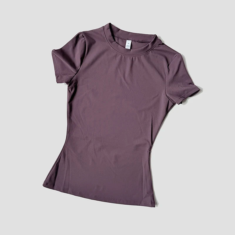 WAREBALL Sports Tops Quick-Drying Ladies Tank Top Fitness Running Yoga Short Sleeve Elastic Breathable ATHLETIC REVOLUTION