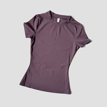 WAREBALL Sports Tops Quick-Drying Ladies Tank Top Fitness Running Yoga Short Sleeve Elastic Breathable ATHLETIC REVOLUTION