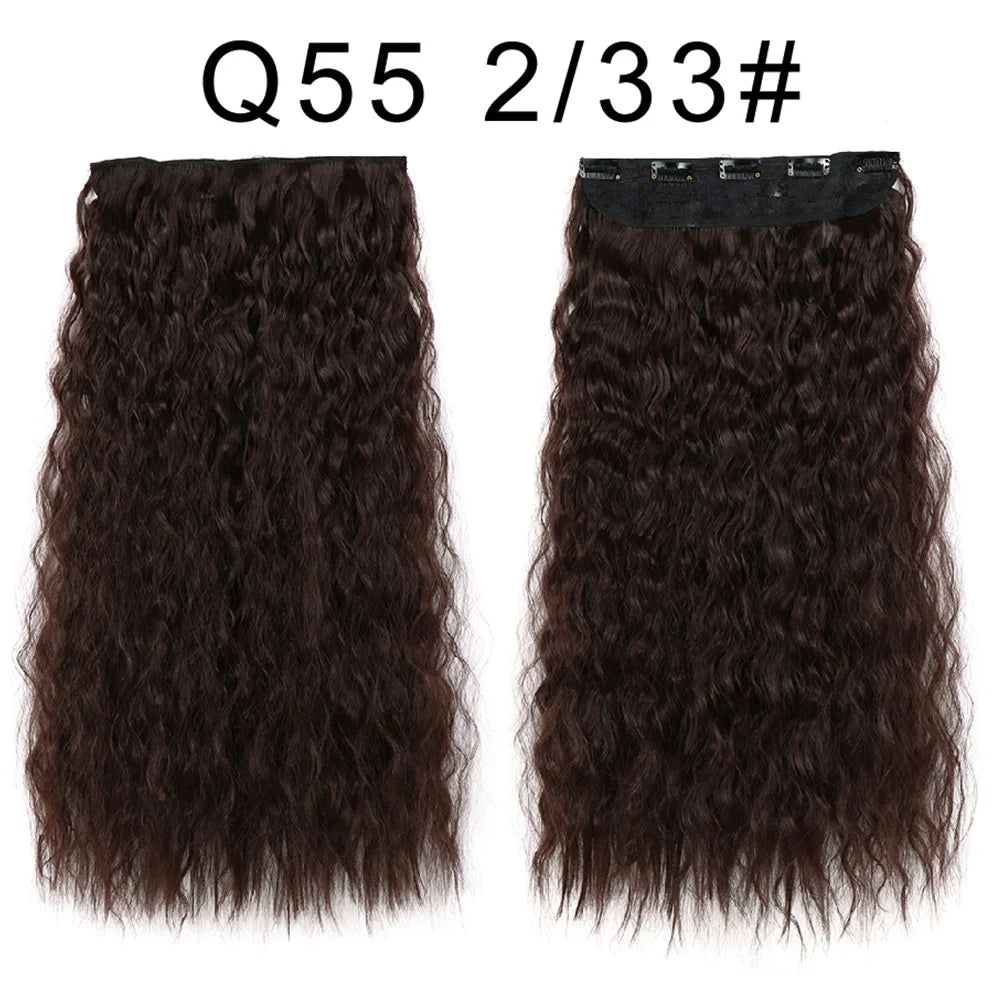 Long Clip In Hair Extensions for Length and Volume 22 Inch