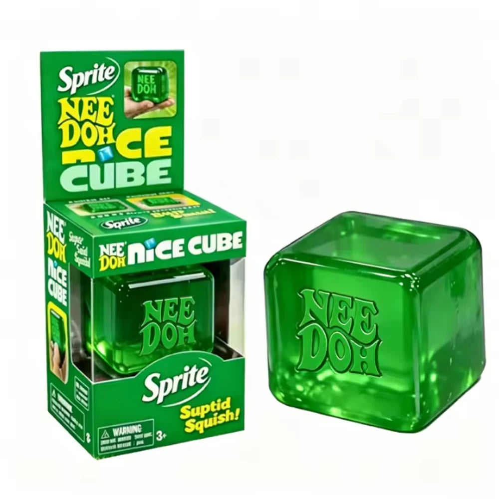 Sensory Squeeze Cube Toy For Stress Relief And Fidget Pinching