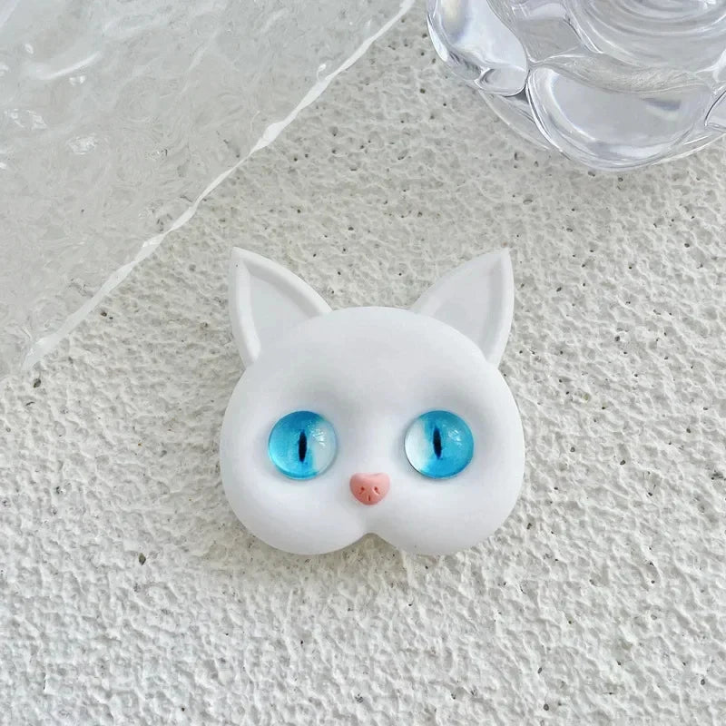 Universal Cartoon Cat Phone Stand Foldable Plastic Support