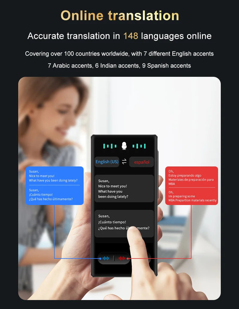 Portable AI Language Translator Device for Real Time Translation