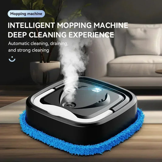 Smart Robot Vacuum with Auto Mopping - Wireless Strong Suction Humidification Spray
