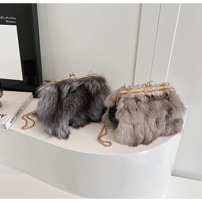 Luxury Soft Faux Fur Handbags | Merch Gone Viral