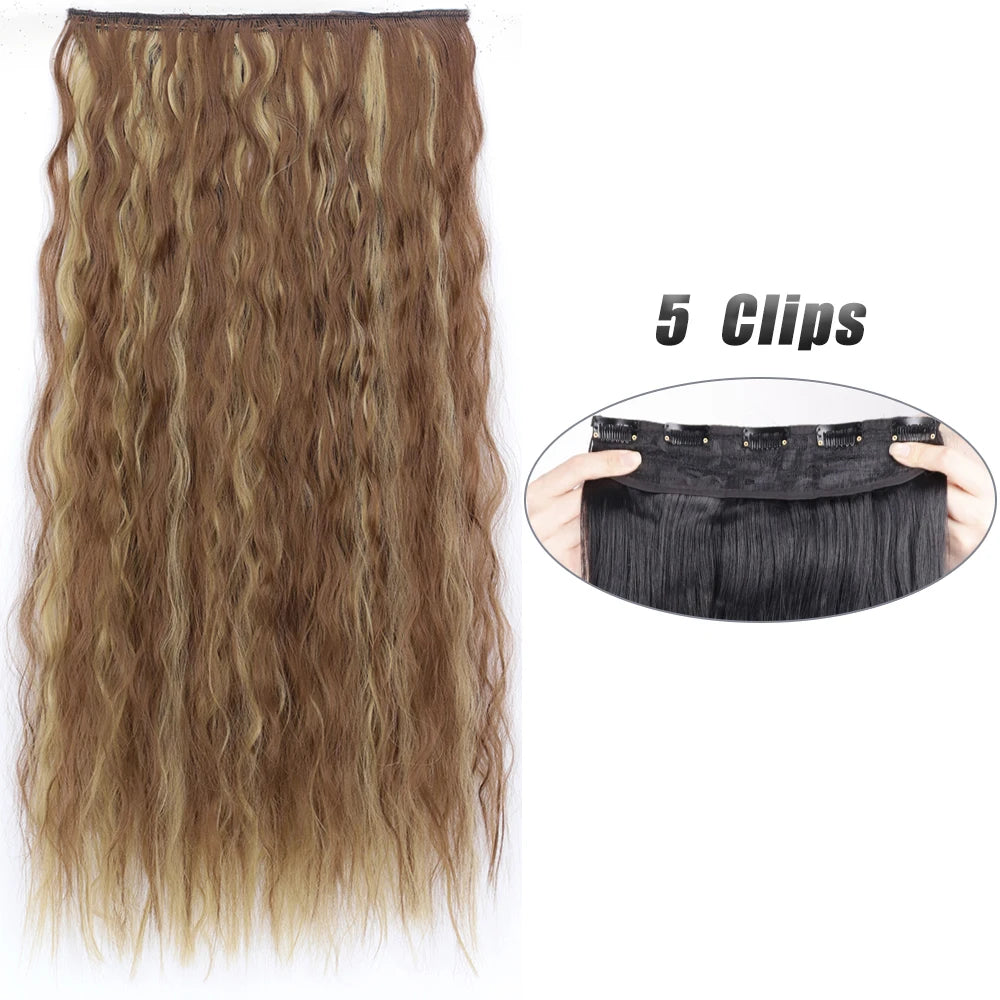 Voluminous Clip-In Hair Extensions 80cm For Fuller Long Hair Look