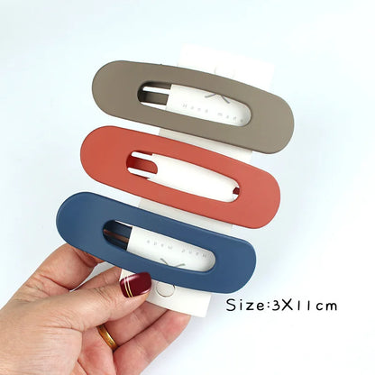 Matte Hair Clips for Bangs and Flyaway Control Gentle Grip Daily Wear