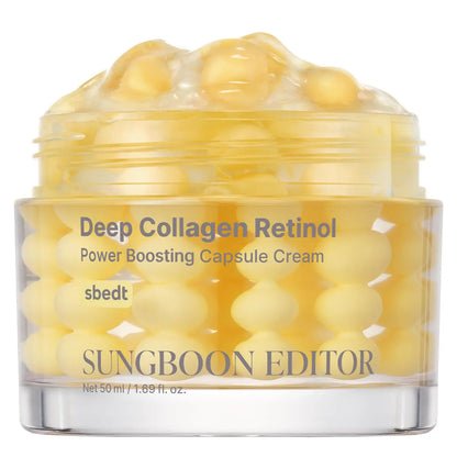 Korean Deep Collagen Skin Care Set Brightening With Silk Peptide Ampoule And Retinol Capsule For Moisturizing