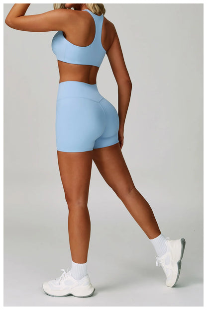 2-3PCS Yoga Suit Women Tracksuit Sports Bra High Waist Leggings Shorts Outfit Gym Set Fitness Push Up FITNESS REVOLUTION