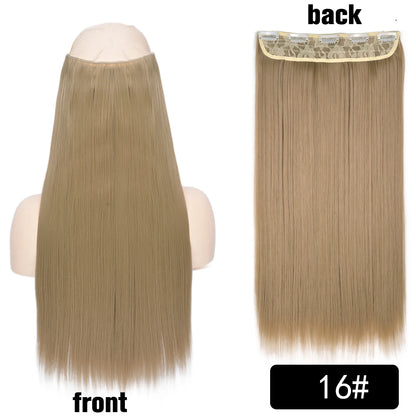 Long Clip In Hair Extensions for Length and Volume 22 Inch