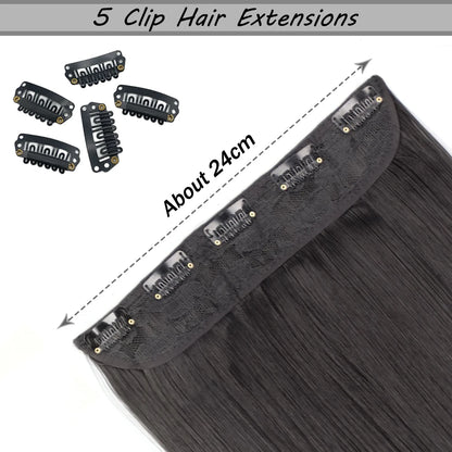 Voluminous Clip-In Hair Extensions 80cm For Fuller Long Hair Look