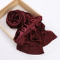 Women's Chiffon Hijab Silk Scarf Loose Fit Headwrap Shawl Bandana Turban