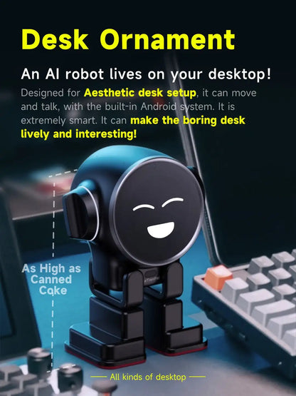 RUX Advanced AI Robot - ChatGPT Bluetooth WiFi Touch Screen Smart Desktop Assistant