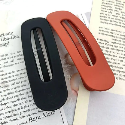 Matte Hair Clips for Bangs and Flyaway Control Gentle Grip Daily Wear
