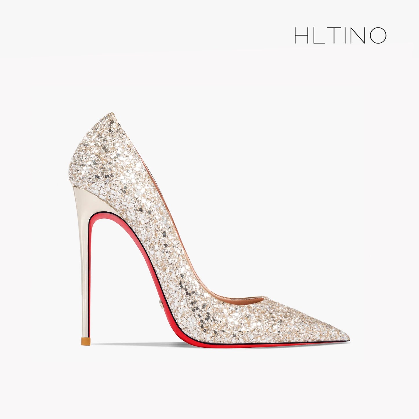 Couture Luxury Red Bottom Glitter Heels | Merch Gone Viral.