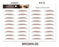 Women’s 6D Eyebrow Tattoos Stickers Waterproof Long Lasting Hair Like Brows