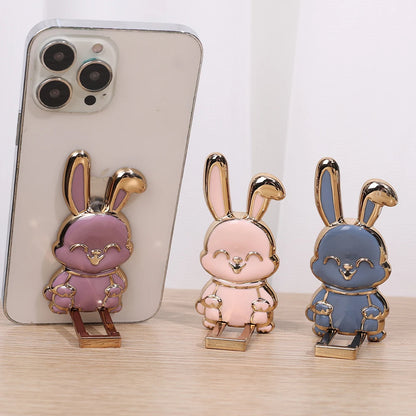 Universal Finger Ring Holder Phone Stand Mini Pull Rod Back Sticker
