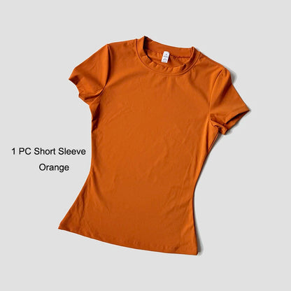 Women Yoga Set Gym Sportswear Sport Top High Waist Shorts Suit Fitness Workout Butt Lifting REVOLUTION SETS