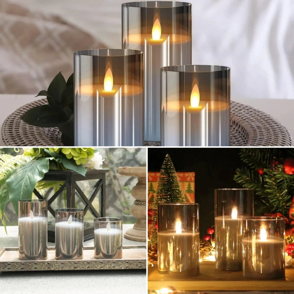Flameless LED Candle Lights With Remote Control - Realistic Flicker, Safe Home Ambience