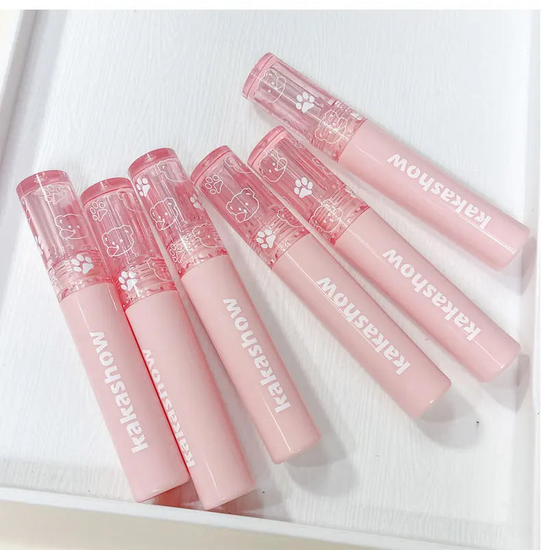 Hydrating Lip Gloss Long Lasting Translucent Red Brown Tint