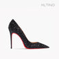 Couture Luxury Red Bottom Glitter Heels | Merch Gone Viral.